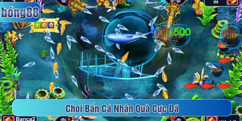 Chơi bắn cá với giao diện bắt mắt