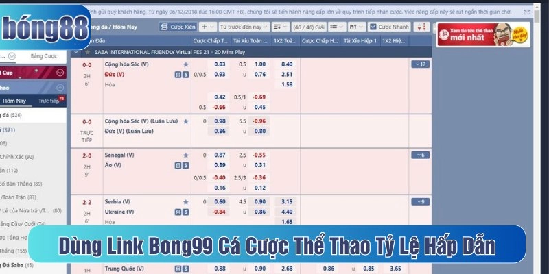 Cược Thể thao với hàng ngàn trận đấu hấp dẫn
