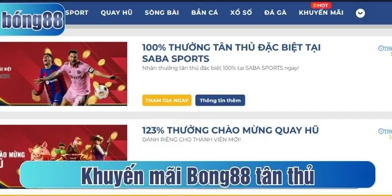 Hoàn nạp lên đến 123%, áp dụng cho nhiều sảnh game