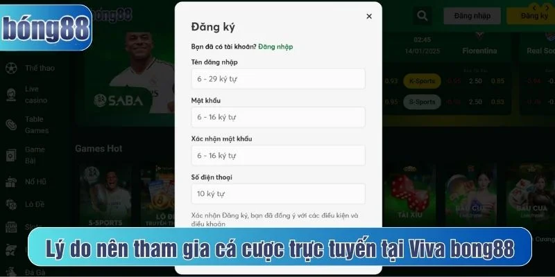 Viva bong88 là nền tảng cược uy tín